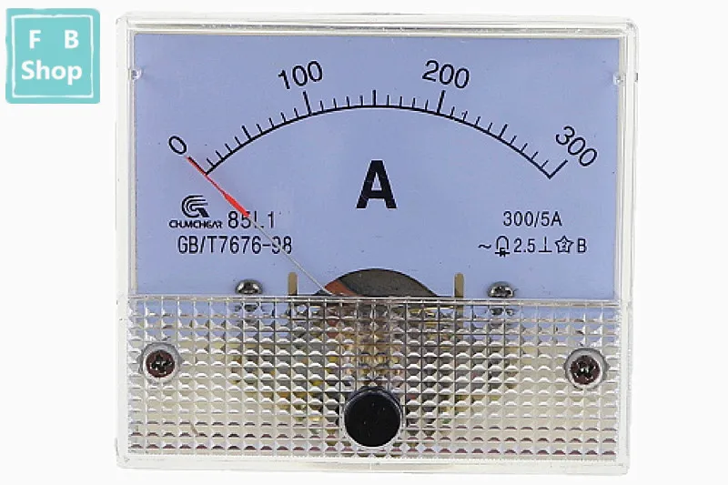 1 шт. 85L1 100A 150A 200A 300A 400A 500A AC Панель метр аналоговый амперметр циферблат измеритель тока - Цвет: 300A