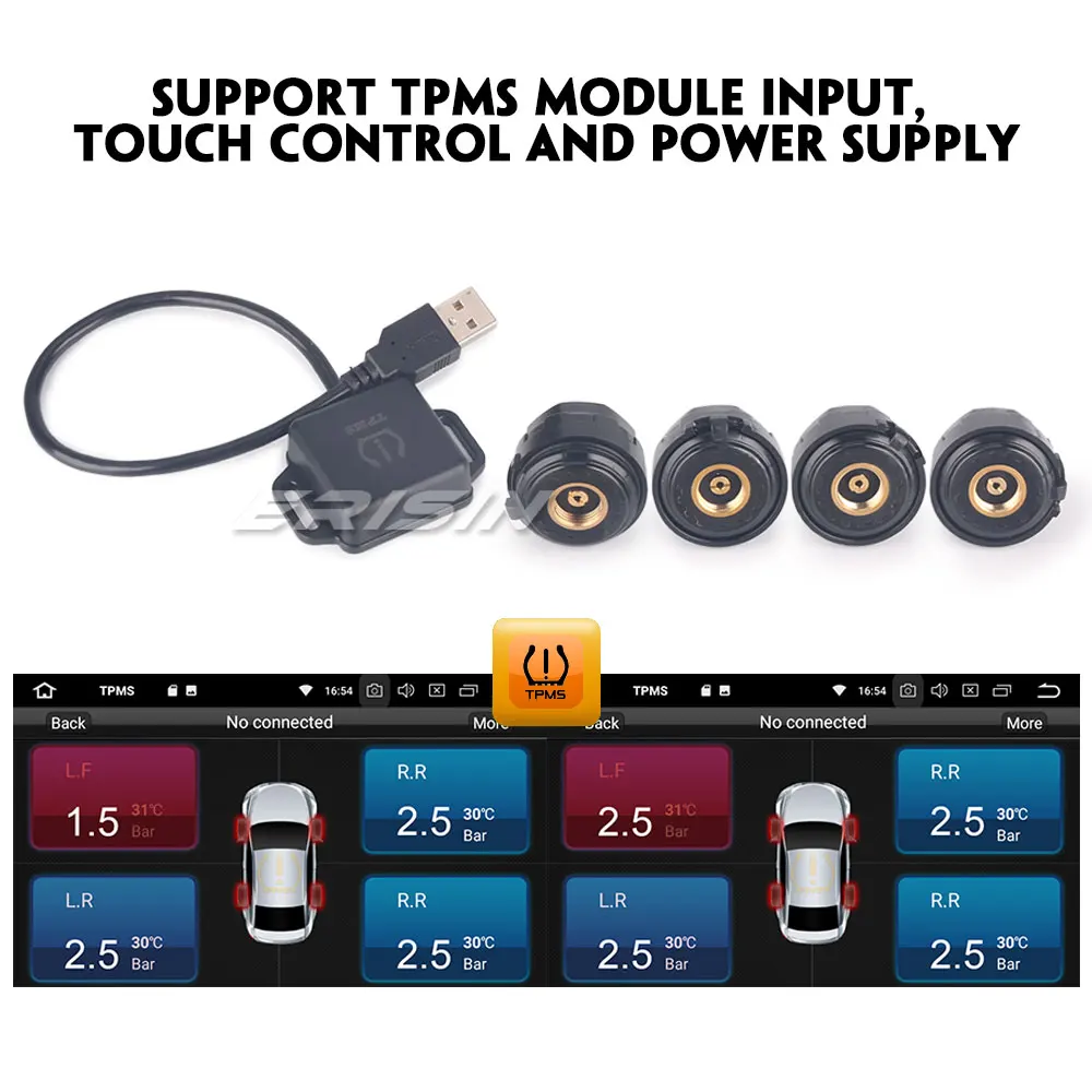 Top Erisin ES7838C 6.2 inch car dvd Octa core android 8.0 4G RAM DAB OBD WIFI 3G for Toyota Corolla EX RAV4 Vios Vitz Hilux 4