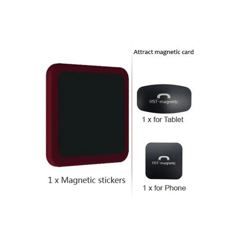 Настенное крепление для планшета, Магнитная подставка, держатель для мобильного телефона, удобная Поддержка всех планшетов для iPhone iPad Pro Air - Цвет: A black B red