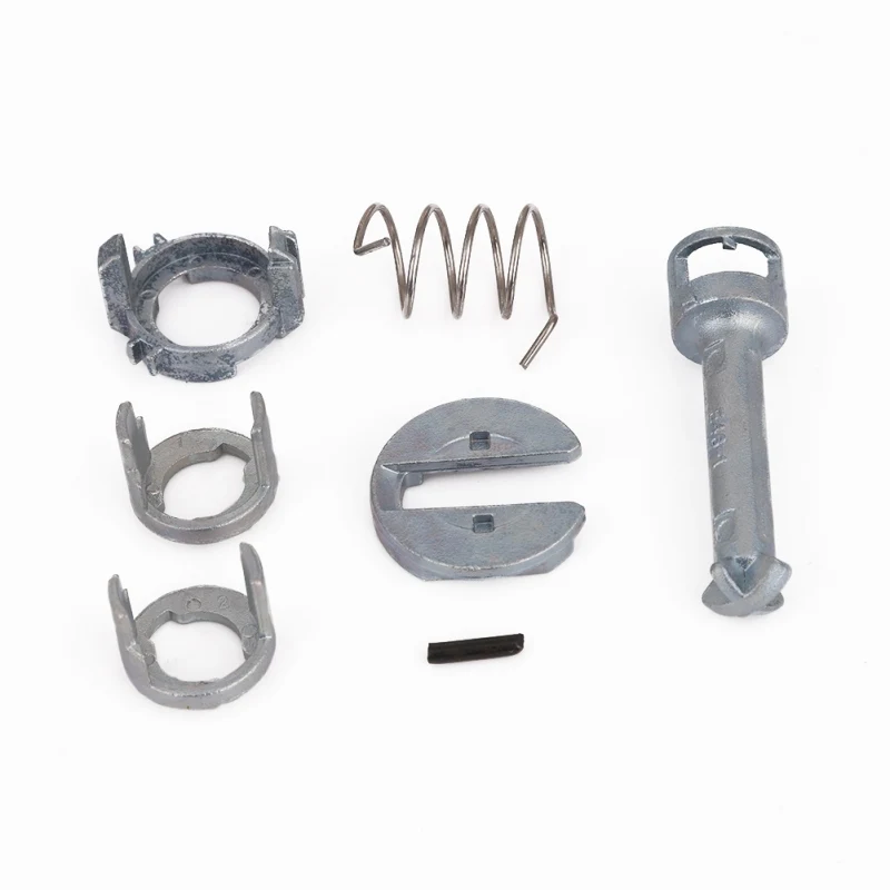 

7pcs/Set Metal Door Lock Cylinder Barrel Repair Kit For BMW E46 3 Series Front Right/Left