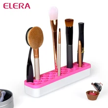 ELERA Brand Silicone Makeup brush Organizer Cosmetic Storage Box Magic Makeup Tool Lipstick Organizer Cosmetic Case 3 Colors