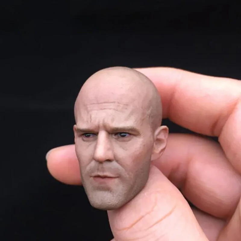 

1/6 Scale Fast Jason Statham Head Sculpt Male Man Version Model Short Hair Headplay for 12" Action Figure Body Toys
