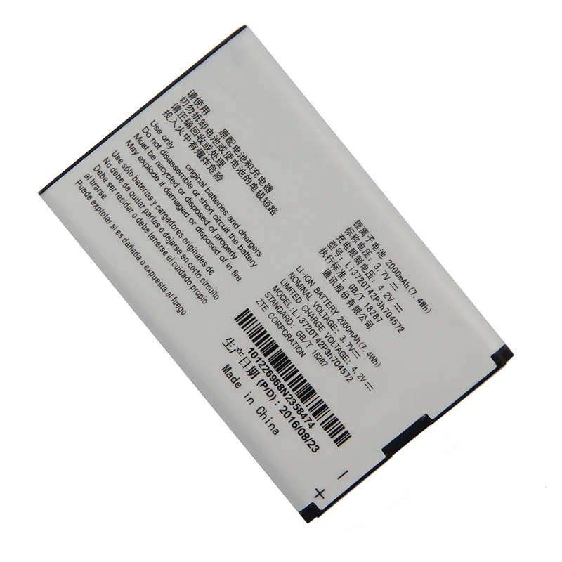 Оригинальный аккумулятор Li3720T42P3h704572 для телефона ZTE MF91 MF90 4G MF90M WIFI