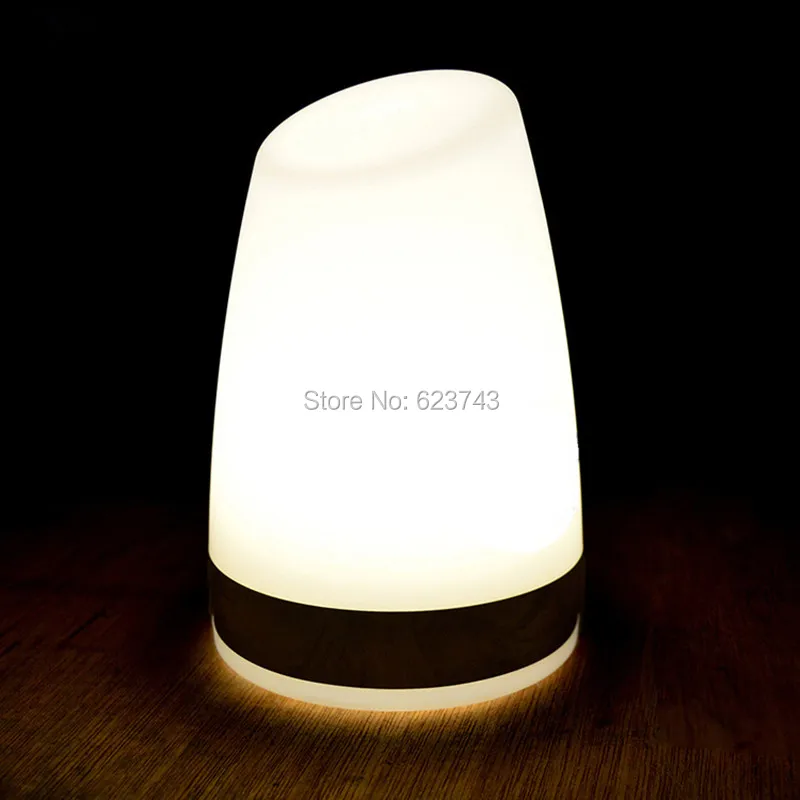

6 pieces/lot colorful changeable rechargeable cylinder LED bar table lamp dimmable led night light for bar decoration