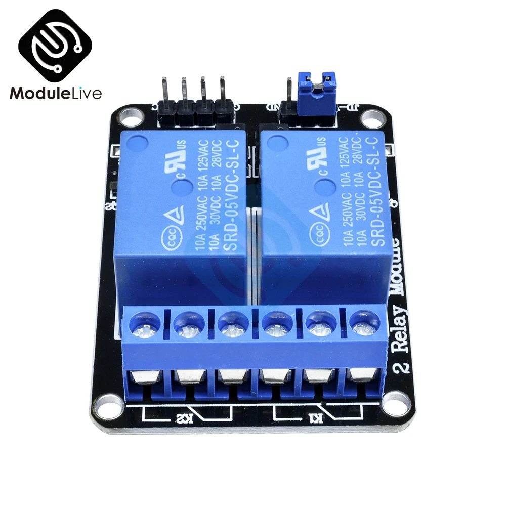 5 шт 5В 2CH 2 канальный релейный модуль доска с анод для Arduino 8051 AVR PIC DSP ARM MSP430 ttl материнскую плату AC 250 V 10A DC 30 V