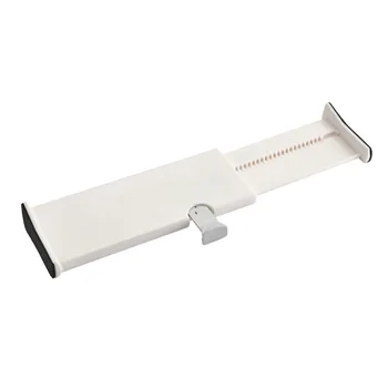

White Drawer Dividers Retractable Storage Drawers Divider for Home Office Adjustable Spring Loaded Expandable Organizer Board