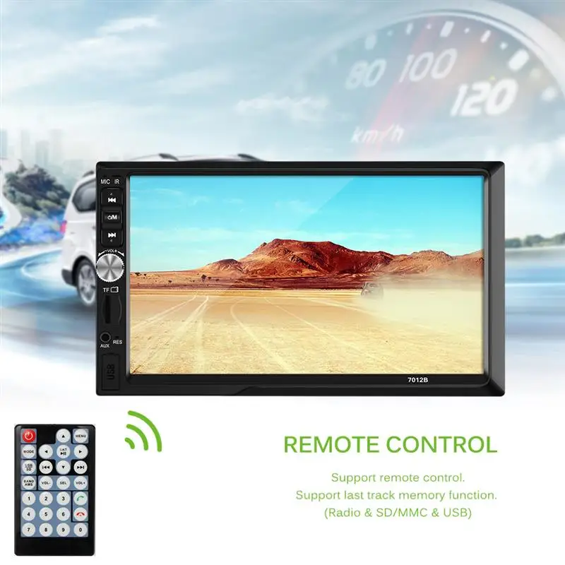 

Car Radio Car Stereo MP5 Palyer 7" HD Touch Screen Auto Radio Multimedia Player 2DIN Auto Audio Bluetooth USB TF FM Camera