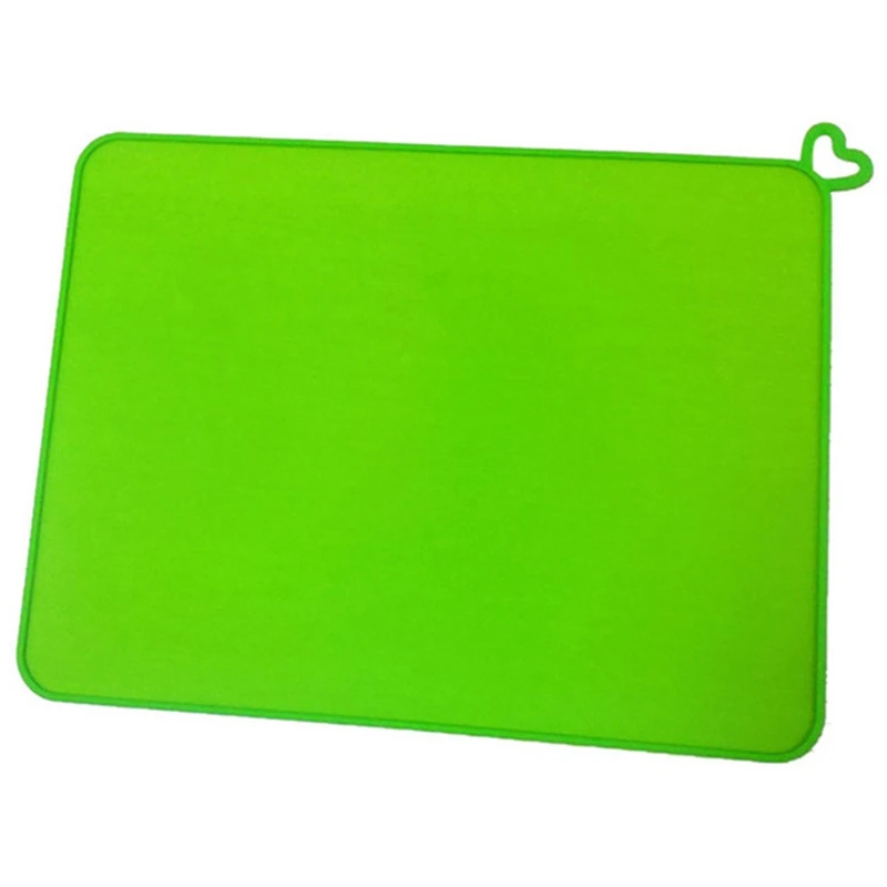 Green Силиконовый коврик для кормления домашних животных, питатель для щенков, кошек, питательный коврик для питья воды, миска для собак, подстилка для кормления, принадлежности для домашних животных - Цвет: Green