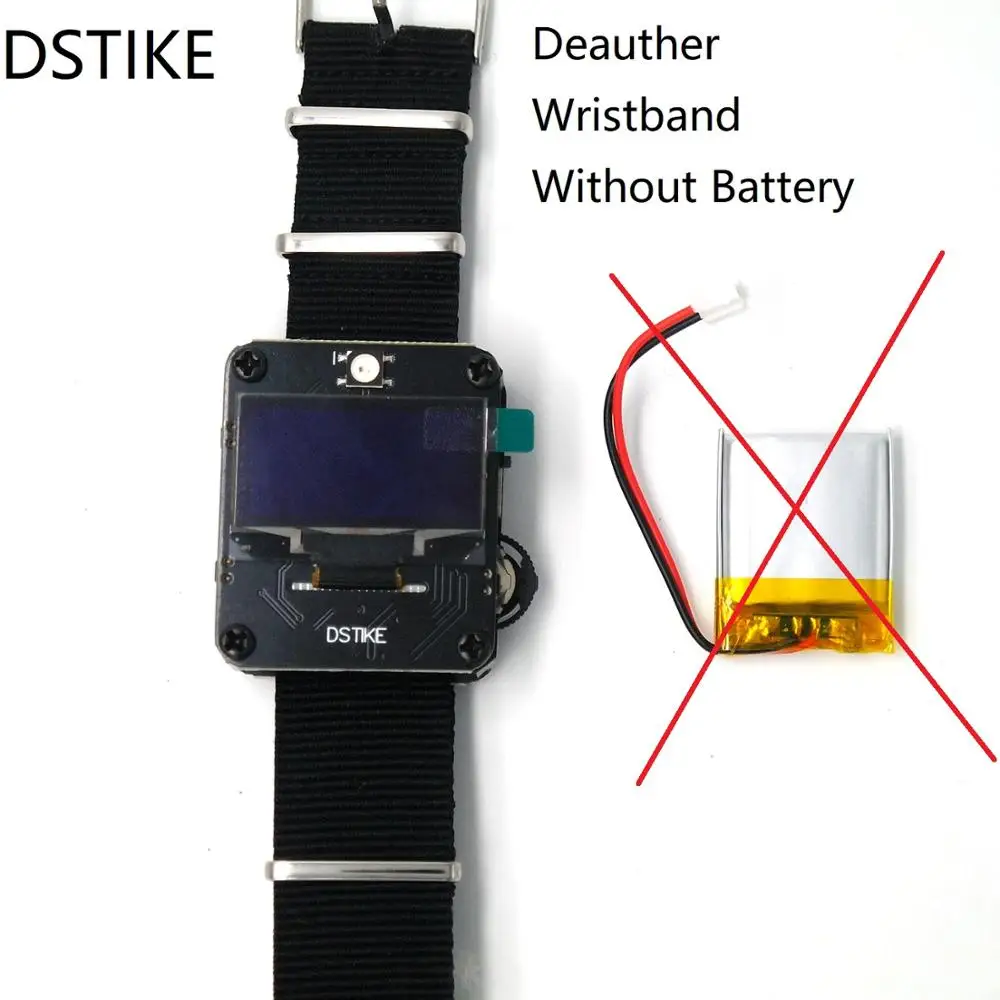 

DSTIKE WiFi Deauther Wristband (Battery not include)
