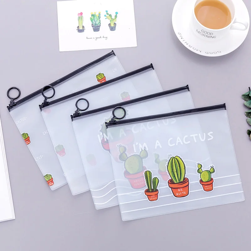 

Green I' A Cactus Transparent Travel Cosmetic Bag Women Case Waterproof Makeup Beauty Wash Organizer Toiletry Storage Kit Box