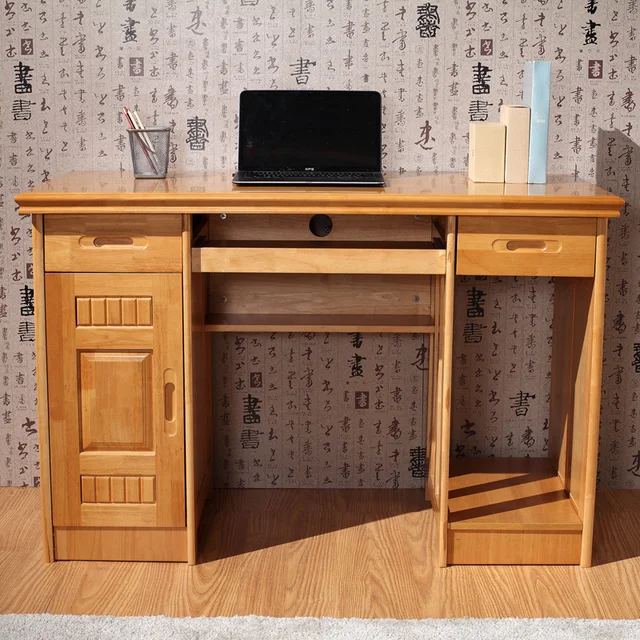 Table Two Meters Of Solid Wood Computer Desk Home About Fashion Table Two Meters Of Solid Wood Computer Desk Home About Fashion Student Oak Doors With Drawers