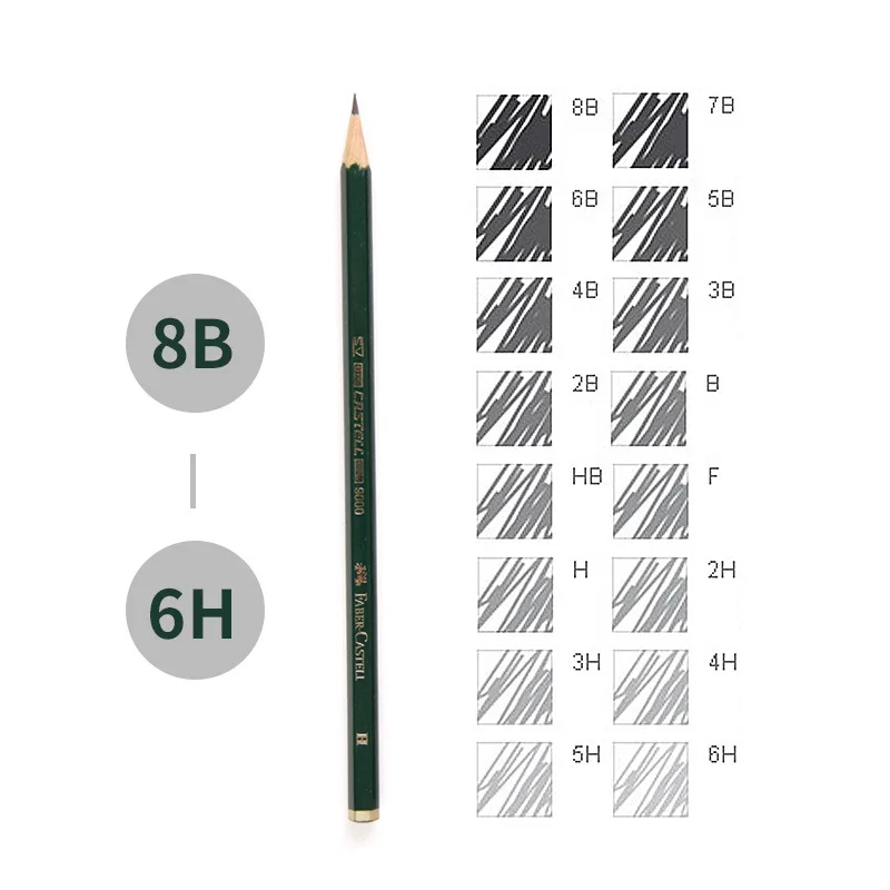 faber castell 16pcs drawing pencil 8b 7b 6b 5b 4b 3b 2b b hb f h 2h faber castell 16pcs drawing pencil 8b 7b 6b 5b 4b 3b 2b b hb f h 2h 3h 4h 5h 6h standard pencils for school sketch pencil set in standard pencils from