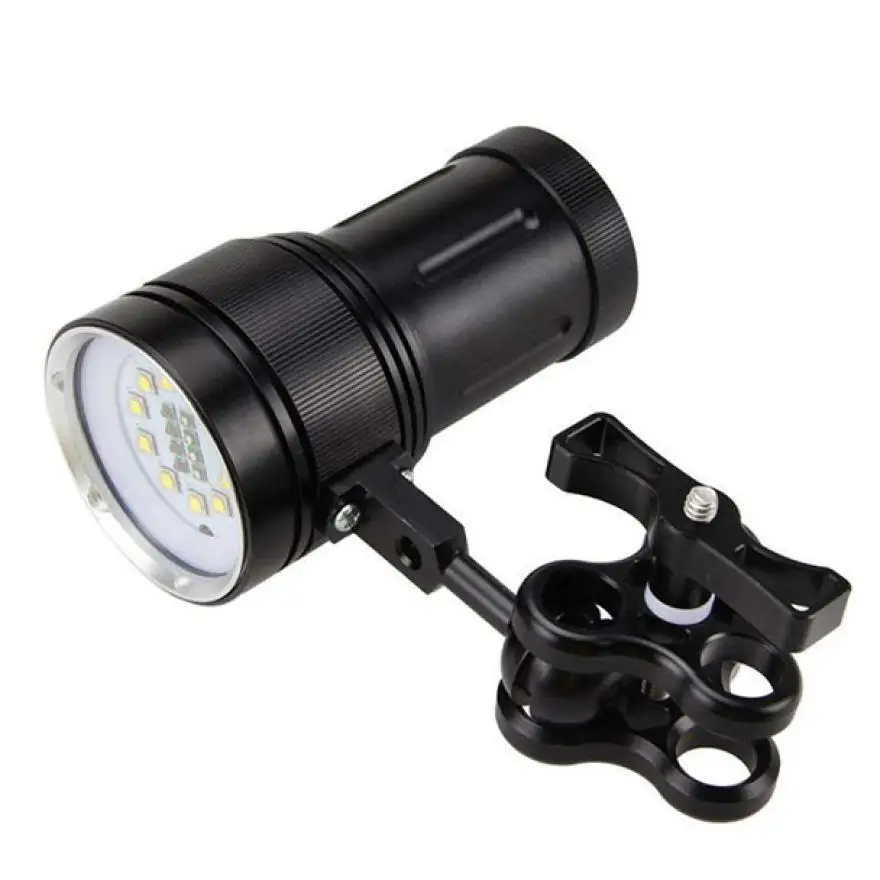 

Outdoor 12000LM LED 100 Meters Underwater Diving Flashlight Torch 18650 Battery Cycling Camping Hand Light Fishing Lamp PJ4