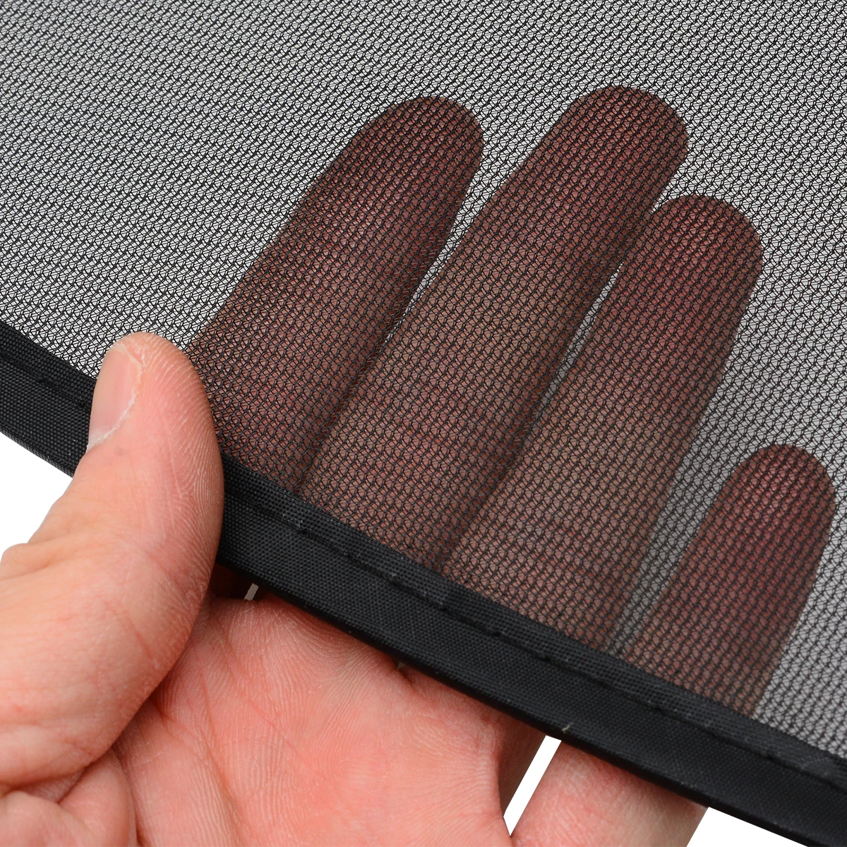 5pcs/set Black Side Rear Window Sunshade Cover Mesh Visor Car Sun Shade Shield Screen 50*100cm 36*44cm