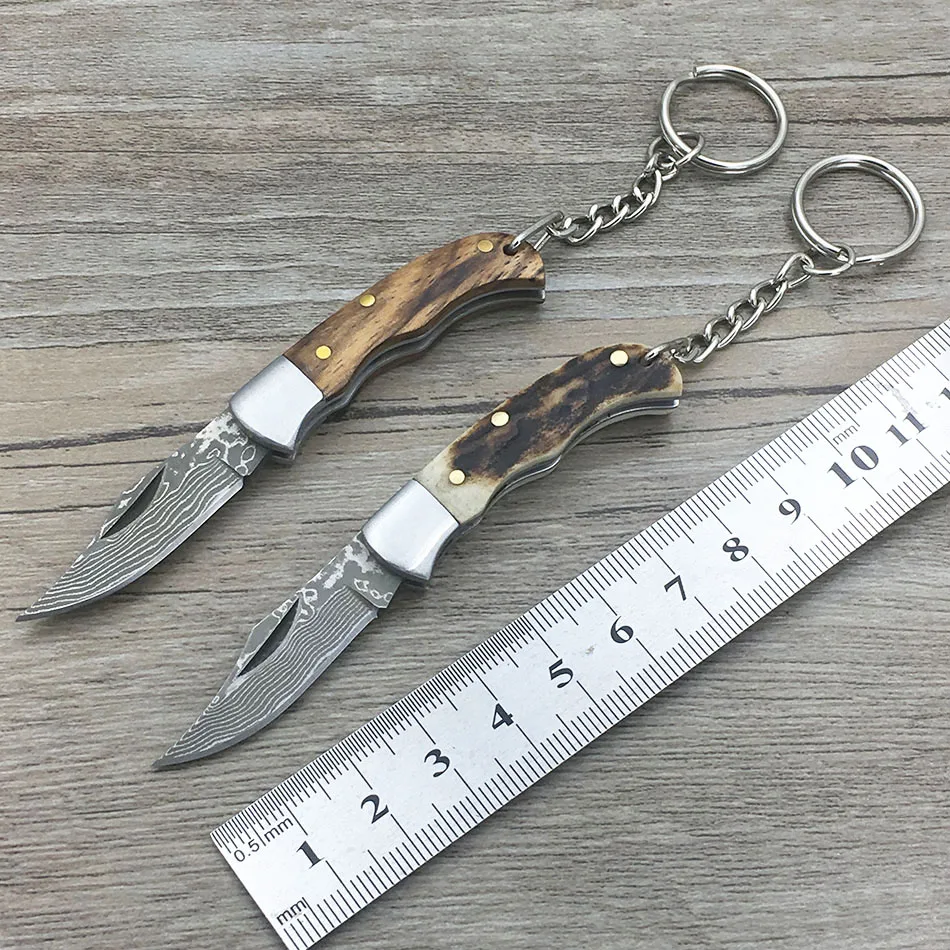 Pocket Folding Knife customized Handmade Damascus Steel Knife Pattern