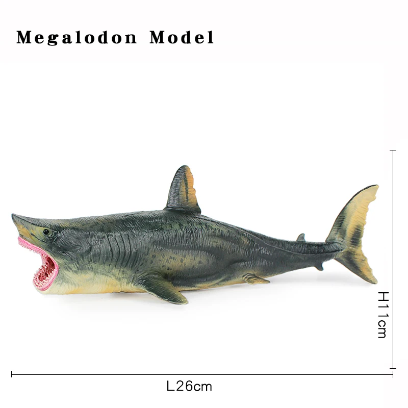Wiben Sea Life Megalodon модель большая белая акула моделирование животных модель экшн и игрушки Фигурки Коллекция подарок для детей