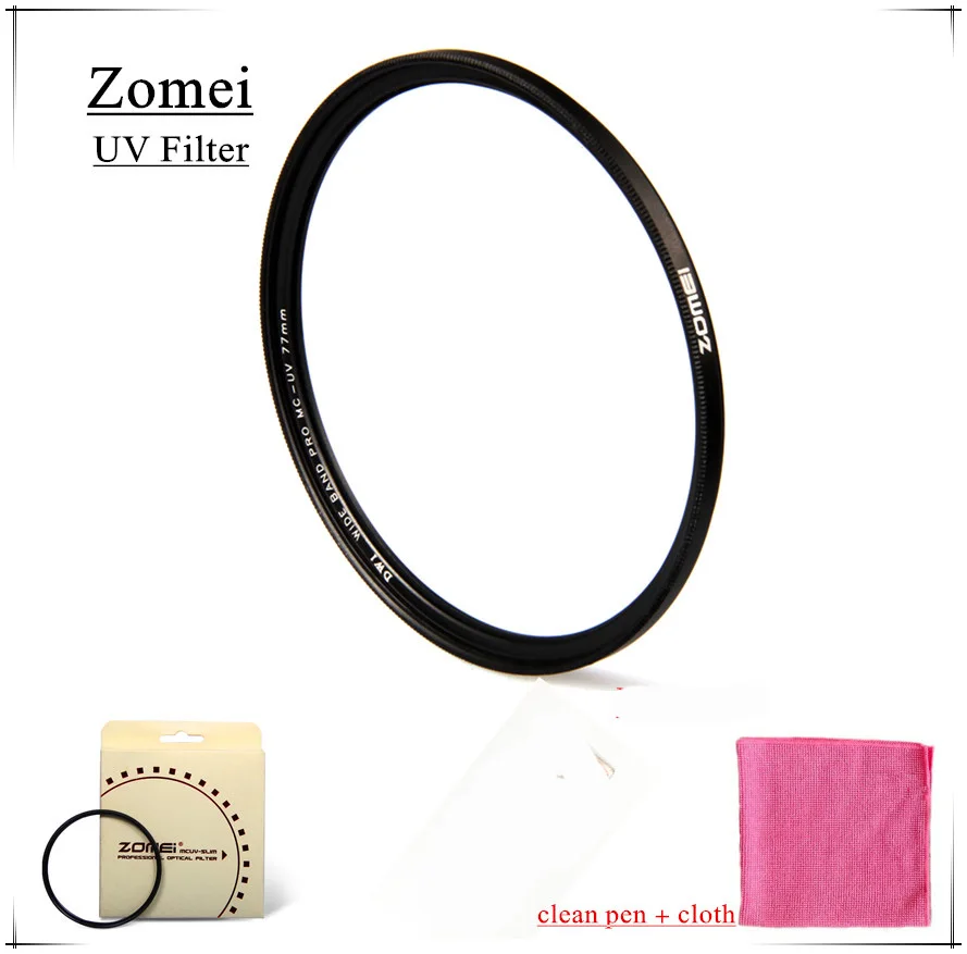 Zomei 77mm Genuine Ultra-Violet UV Filter Lens Protector for Canon Nikon camera