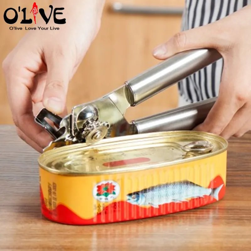 Stainless Steel Can Opener Beer Bottle Openers Can Opener Tin Jar Wine