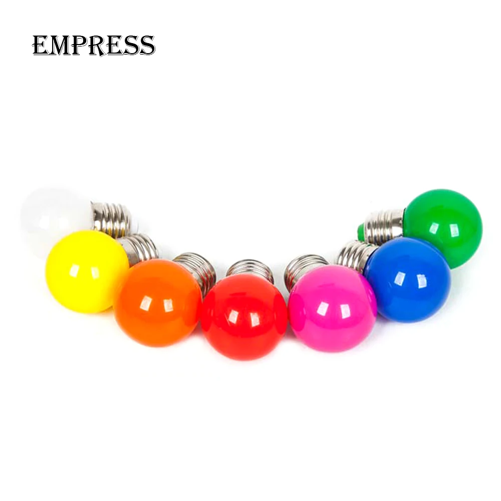 Lamparas Led bombilla lámpara LED colorido Bombillas E27 G45 220 V LED SMD 2835 colorido bombilla Lampada Luz linterna LED