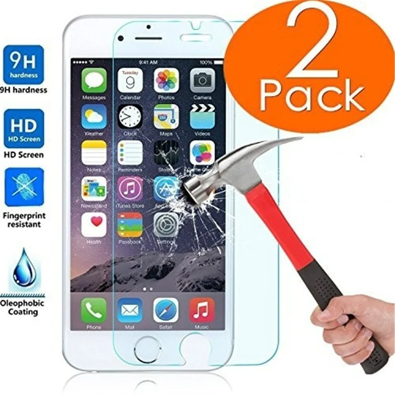 

Pelicula De Vidro Tempered Glass Phone Screen Protector Protective Film for IPhon IPhone 4 5 5S SE 6 6S 7 8 Plus X IPhonex Ecran