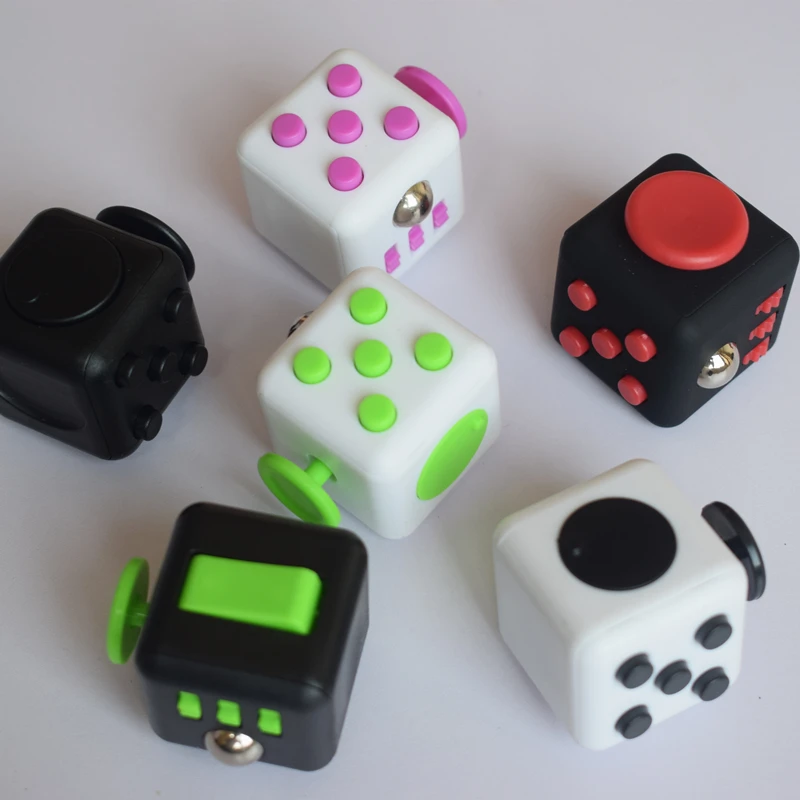 Decompression magic cubes fidget stress cube toy for anti stress cube artifact creative toy