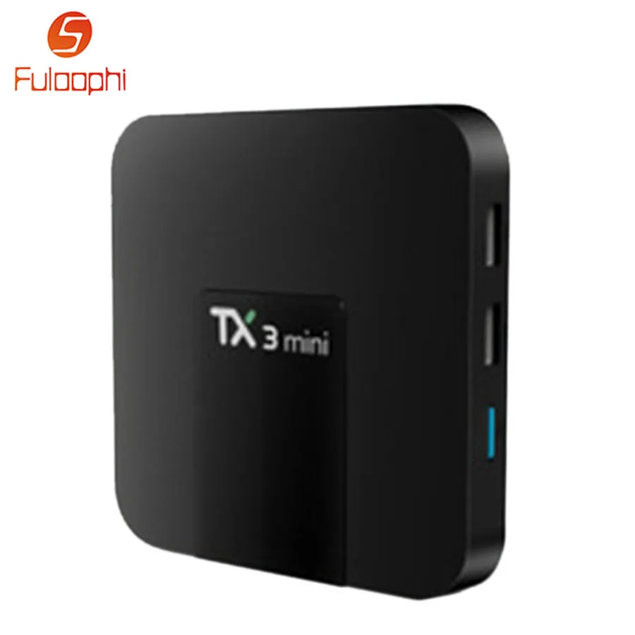 Fuloophi TX3 Mini Android 7 1 TV BOX 2GB 16GB Amlogic S905W Quad Core Smart TV
