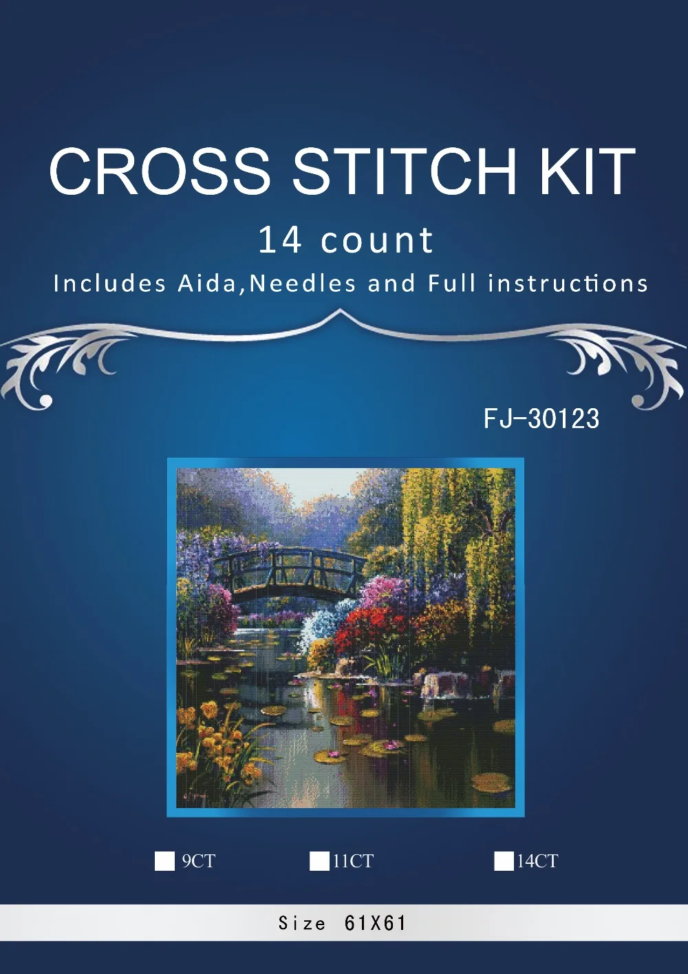 

Top Quality Lovely Hot Sell Counted Cross Stitch Kit Old World Holiday Ornaments Similar DMC DIM ANCHOR Flowers park