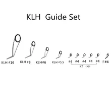 Набор направляющих для KL-H, 2 набора направляющих для удочек, запчасти для удочек, руководство по ремонту