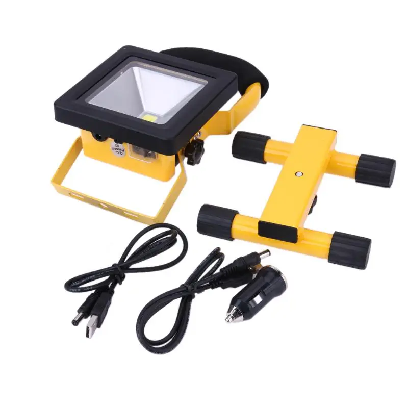 10W LED Charging Light Portable Projection Lamp Fishing Camping Flood Light