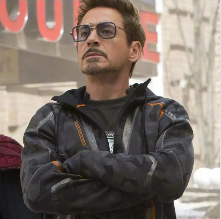 Железный человек Tony Stark солнцезащитные очки классные оригинальные светло-голубые поляризованные Квадратные Солнцезащитные очки Мужские брендовые Дизайнерские мужские очки для вождения