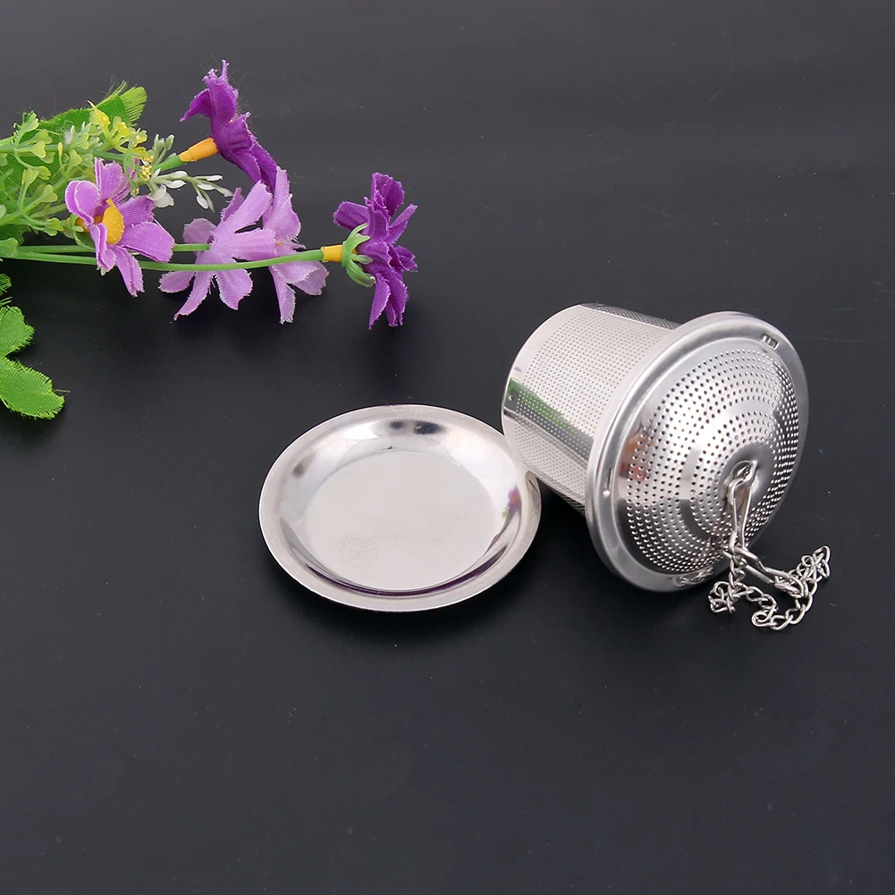 Stainless Steel Mesh Tea Infuser Reusable Tea Strainer Loose Teapot Leaf Spice Filter Strainer Infusor Mesh Tool Accessories tea infuser
