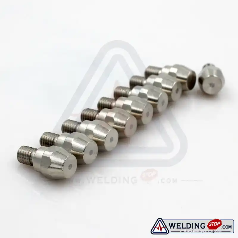 1,8 mm di diametro Abicor Binzel 743,0209 ugello per PSB 60 S 121 S e L 121 Plasma AUT PSB-Torcia da taglio confezione da 10 1,8 mm di diametro Abicor Binzel 743,0209 ugello per PSB 60 S 121 S e L 121 Plasma AUT PSB-Torcia da taglio confezione da 10