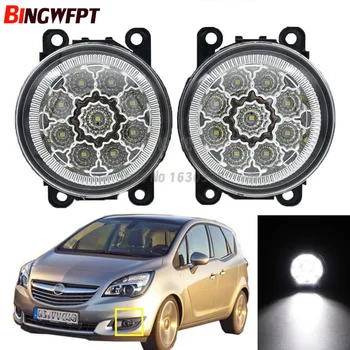 

2x High quality Car Exterior Accessories H11 90MM LED Fog Lamps White Yellow For Opel Meriva A 2006 2007 2008 2009 2010