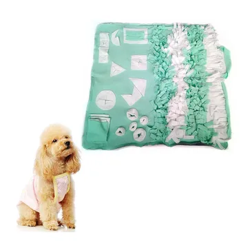 

Portable Pet Sniffing Mat Washable Dog Cat Smell Training Pad Consume Energy Puzzle Pet Toys Easy to clean