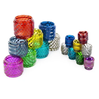 

Snake Skin Resin Tube Drip Tip With Replacement Delrin Tube For SMOK TFV12 Prince Tank Atomizer 8ml + 810 Drip Tip Set