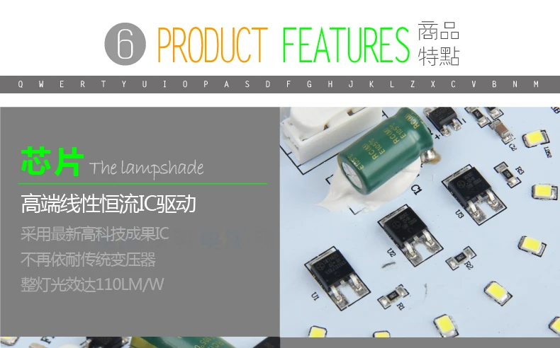 Chip de Led Lâmpada do Teto Fonte de Corrente 40 Placa Branco - Warm Iluminação Branca Alternada 220 v 240 9 w 15 24 35 14 ceiling lamp plate