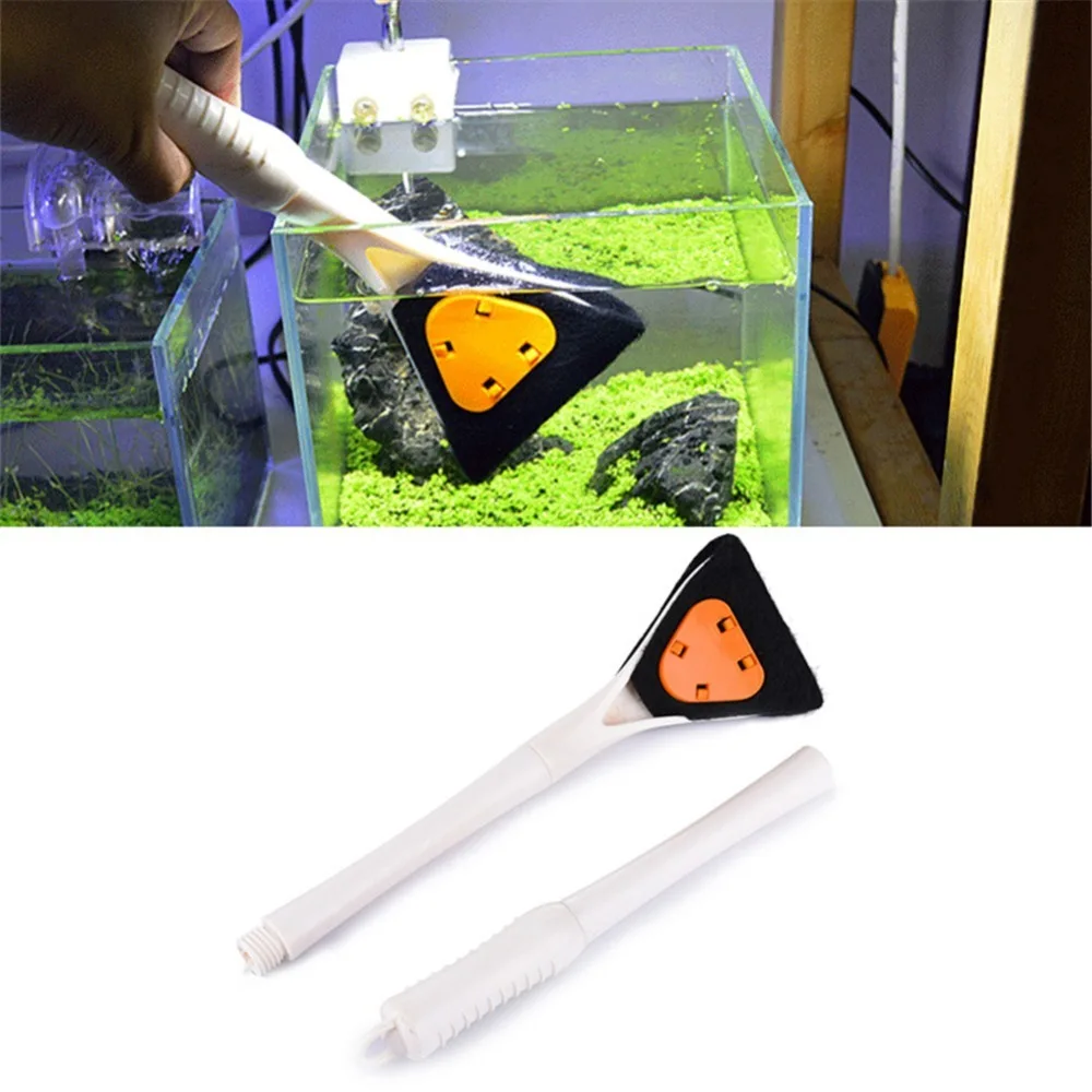 Lengthened fish tank brush fish tank cleaning tools brush