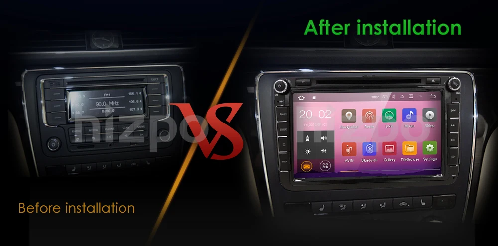 Excellent Wifi Android 8.0 GPS Stereo 8"Car DVD CD Player for VW Volkswagen Jetta Golf 5 6 Skoda Passat Caddy T5 Seat with Can-bus,BT 4+32 2 Excellent Wifi Android 8.0 GPS Stereo 8"Car DVD CD Player for VW Volkswagen Jetta Golf 5 6 Skoda Passat Caddy T5 Seat with Can-bus,BT 4+32 2