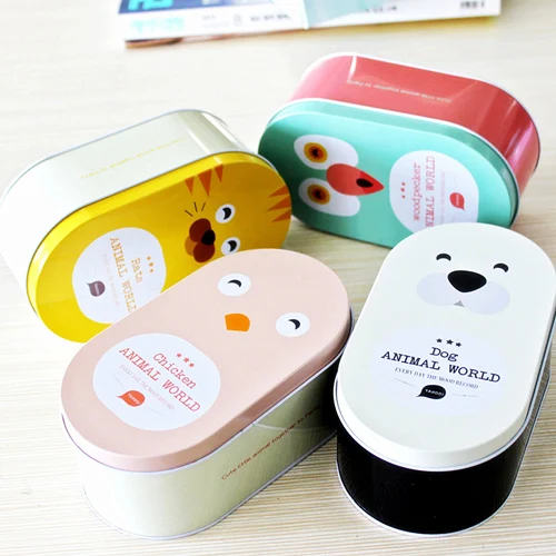 

HS040 Love animal series Iron jewelry box storage box tin boxes receive box 16*9.2*6.5cm Free shipping
