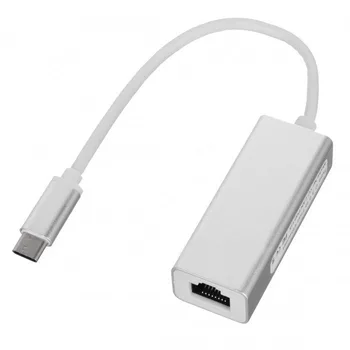 

BSTUO Aluminium Alloy USB3.1 Type-C to RJ45 10/100/1000Mbps Gigabit Ethernet Adapter