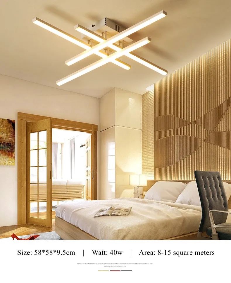Surface mount ceiling chandeliers modern led chandelier lighting fixtures 8