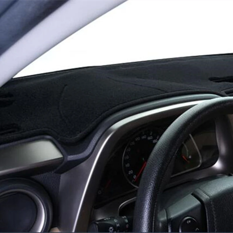 TAIJS крышка приборной панели автомобиля силиконовый нескользящий Ковер Анти-УФ противоскользящий для Mazda 6 Mazda 6 2009 2010 2011 2012 DashMat солнцезащитный козырек - Название цвета: Черный