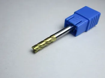 

5PCS HRC58 4MM four 4 flutes tungsten carbide end mill CNC machine flat milling cutter metal working for steel mold steel 4*4*50