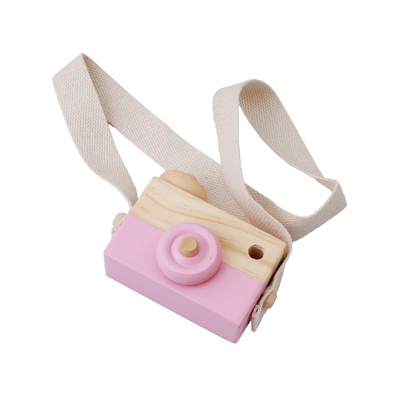 pink Мини милый лес камера игрушки безопасный Природный игрушка для маленьких детей модные аксессуары для одежды игрушки на день рождения рождественские праздничные подарки - Цвет: pink