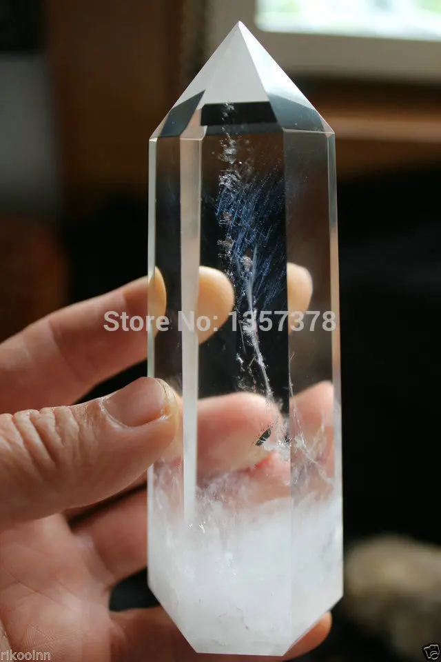 

huij 00330 Natural Clear Quartz Cluster Crystal Point Rough Healing