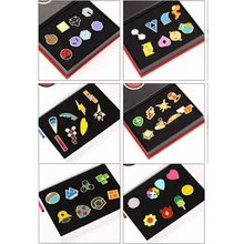 Значок Pokemon Go, значок Pokemon Go Ash Ketchum, брошь, Мини фигурки из цинкового сплава, модель, Покемон, косплей, маленькое украшение