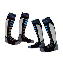Теплые зимние мужские теплые носки толстые хлопковые спортивные сноубордические лыжные футбольные Термо носки гетры