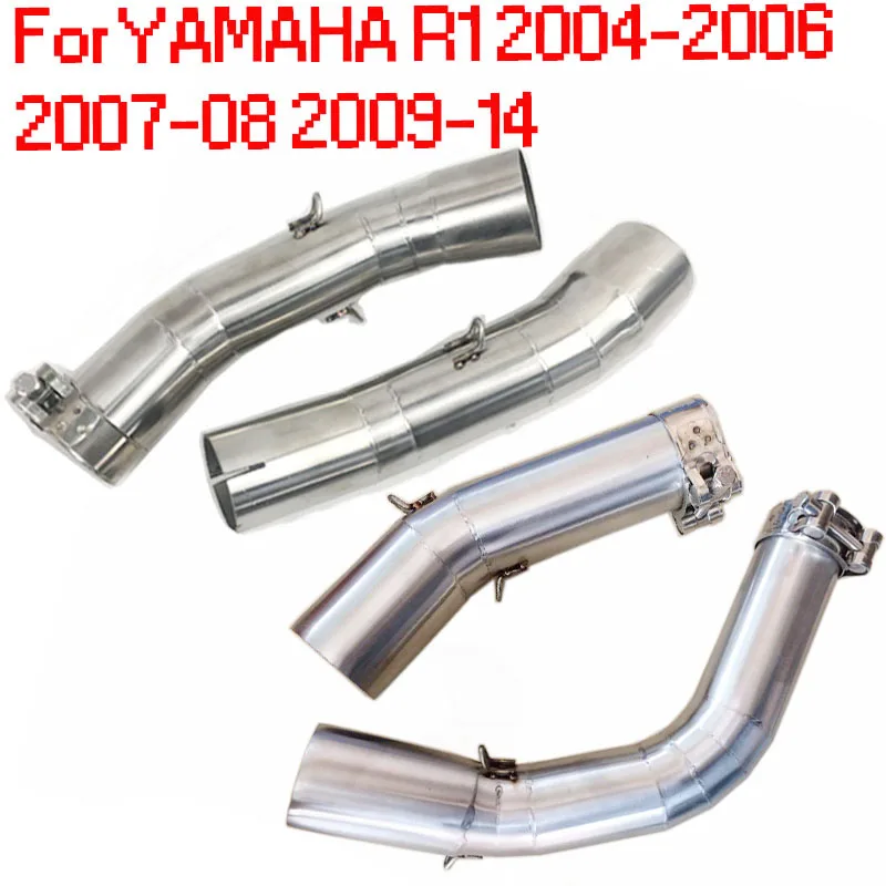 For YAMAHA R1 YZF-R1 2004 2005 2006 2009 2010 2011 2012 2013 2014 Motorcycle Exhaust Pipe Muffler Front Link Mid Pipe AK222 For YAMAHA R1 YZF-R1 2004 2005 2006 2009 2010 2011 2012 2013 2014 Motorcycle Exhaust Pipe Muffler Front Link Mid Pipe AK222