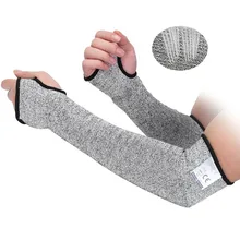 2 шт. уровень 5, стандарты защиты от резьбы, износостойкость, износостойкость HPPE, износостойкий рабочий рукав безопасности