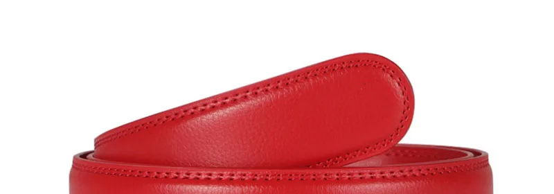 FAJARINA хорошее качество 2nd слои пояса из натуральной кожи красный пояс автоматическая пряжка стилей 3,5 см ремни ремень без пряжки FJ18027